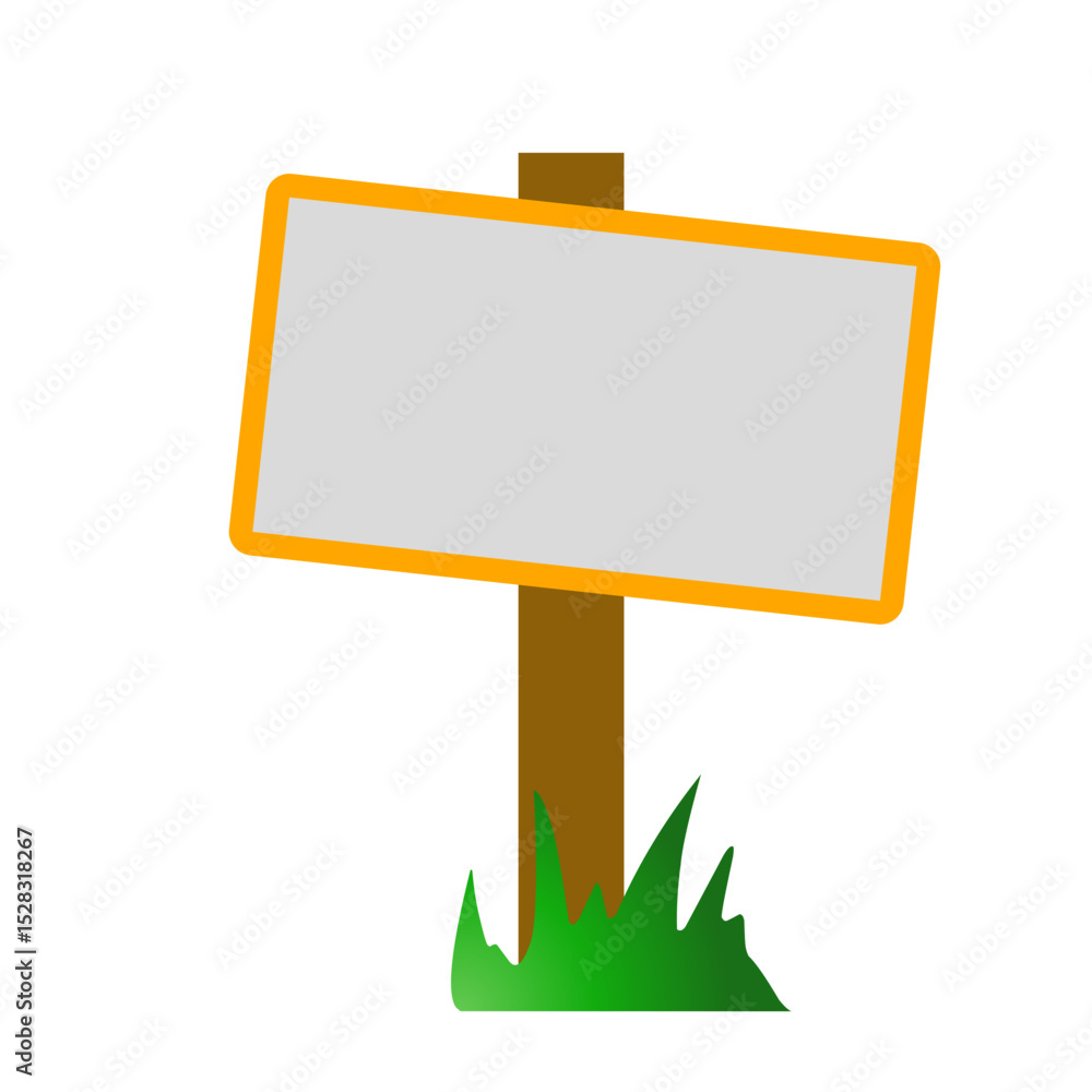 Stylized directional signage with clean modern aesthetic, illustration for informational graphics Stylized directional signage with clean modern aesthetic, illustration for informational graphics