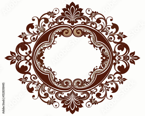 frame, border, ornate, floral, vintage, elegant, design, decorative, brown, swirl, flourish, leaf, vector, graphic, antique, retro, wedding, invitation, greeting, classic, element, template, backgroun