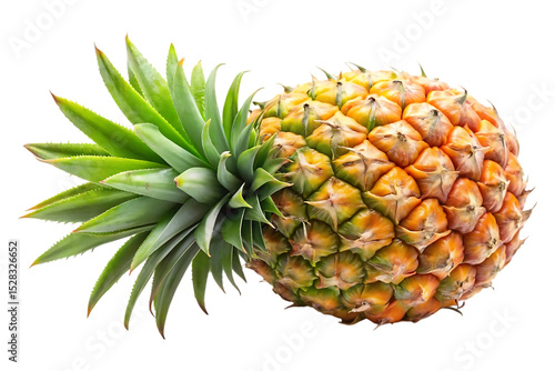 pineapple fruit image isolated on transparent background