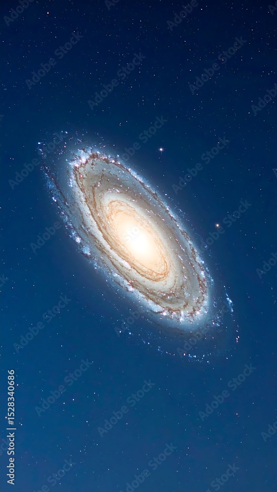 Obraz premium Spiral Galaxy in Deep Space.