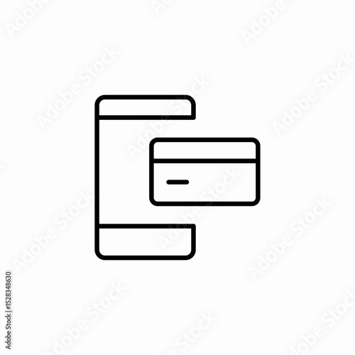 digital card icon sign vector