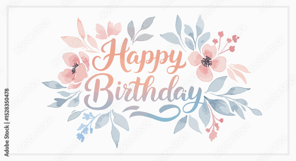 Obraz premium Pastel floral design