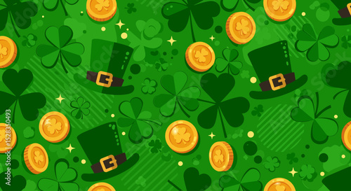 Abstract blurred green and orange background