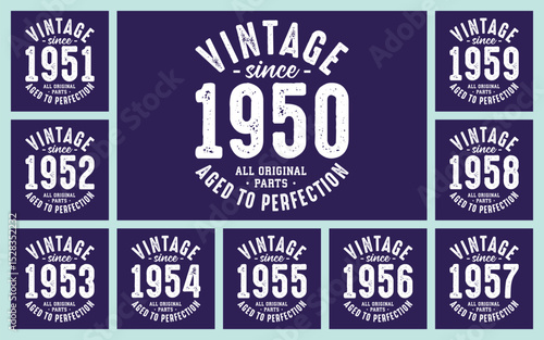 Vintage since 1950 all original parts aged to perfection