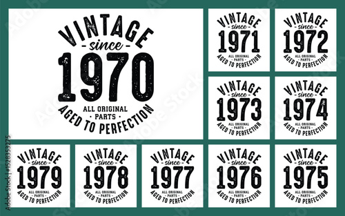 Vintage since 1970 all original parts aged to perfection