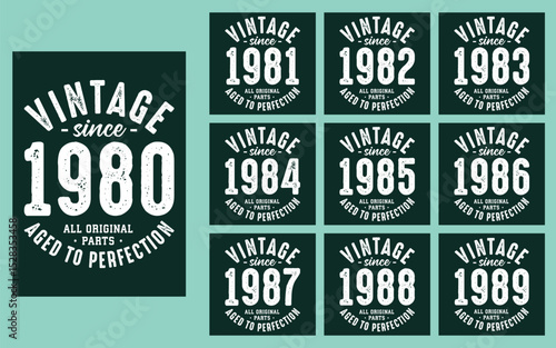 Vintage since 1980 all original parts aged to perfection
