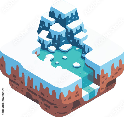 winter landscape with castle