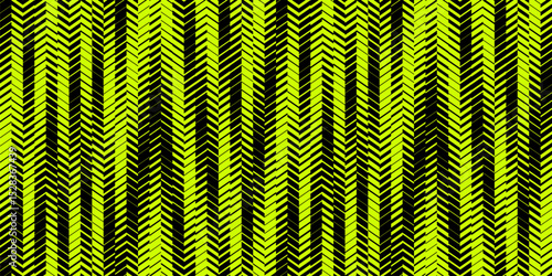 Wallpaper Mural Abstract vector geometric seamless pattern with fading lines, stripes, tracks, halftone shapes. Extreme sport style background, urban art. Neon green and black texture. Urban pattern. Trending design Torontodigital.ca