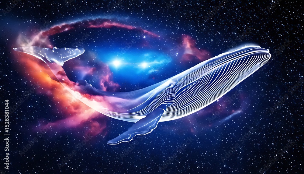 Whale in space nebula artwork digital art cosmic whale fantasy whale space exploration celestial whale art generative ai Whale in space nebula artwork digital art cosmic whale fantasy whale space exploration celestial whale art generative ai