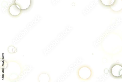 丸い光の輪がたくさん散りばめられたフレーム