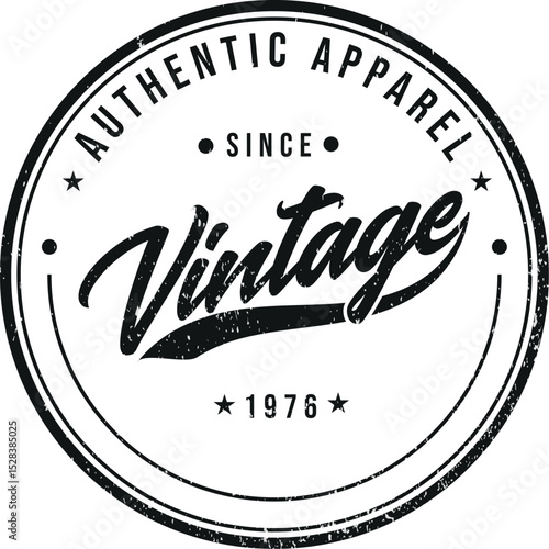 Print Creative custom vintage apparel logo t shirt design
