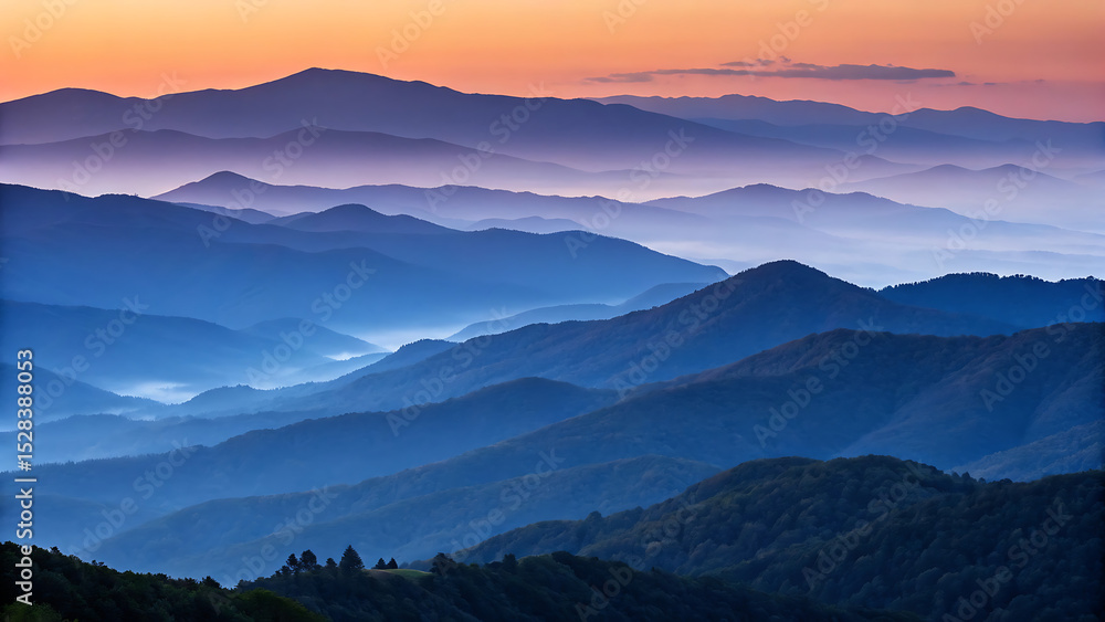 Obraz premium sunrise in mountains