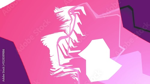 Wallpaper Mural Abstract Pink and White swirlwith Textural Lines Torontodigital.ca