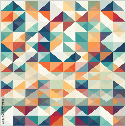 Wallpaper Mural Professional Flat Geometrical Square Pattern Background for Modern Designs Torontodigital.ca