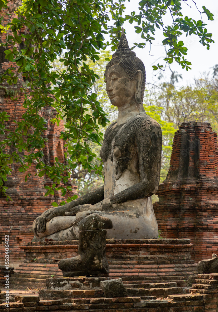 Obraz premium Wat Mahathat Temple Statue