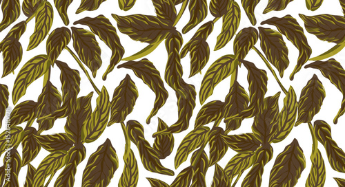 Seamless flower pattern. Abstract pattern. Textile print pattern.