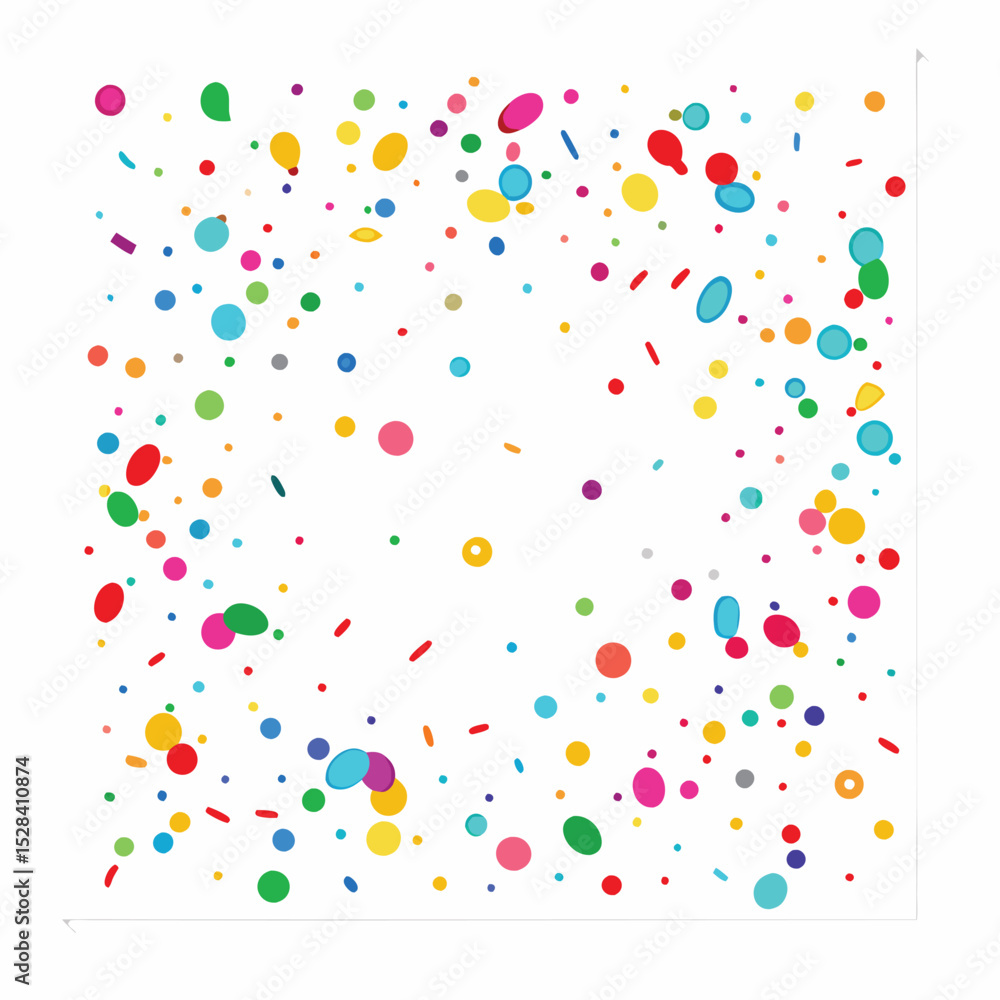 Obraz premium Abstract colorful confetti background