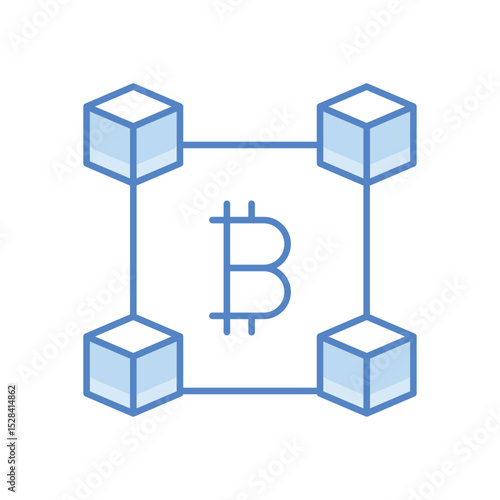 Blockchain Icon vector