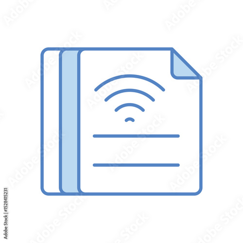 Smart Contract Icon vector