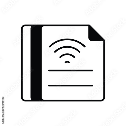 Smart Contract Icon vector