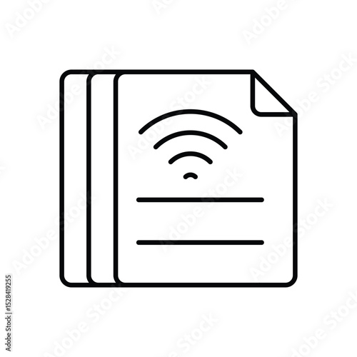 Smart Contract Icon vector