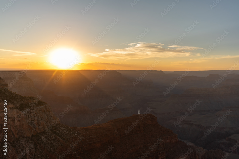 Fototapeta premium sunset in the mountains