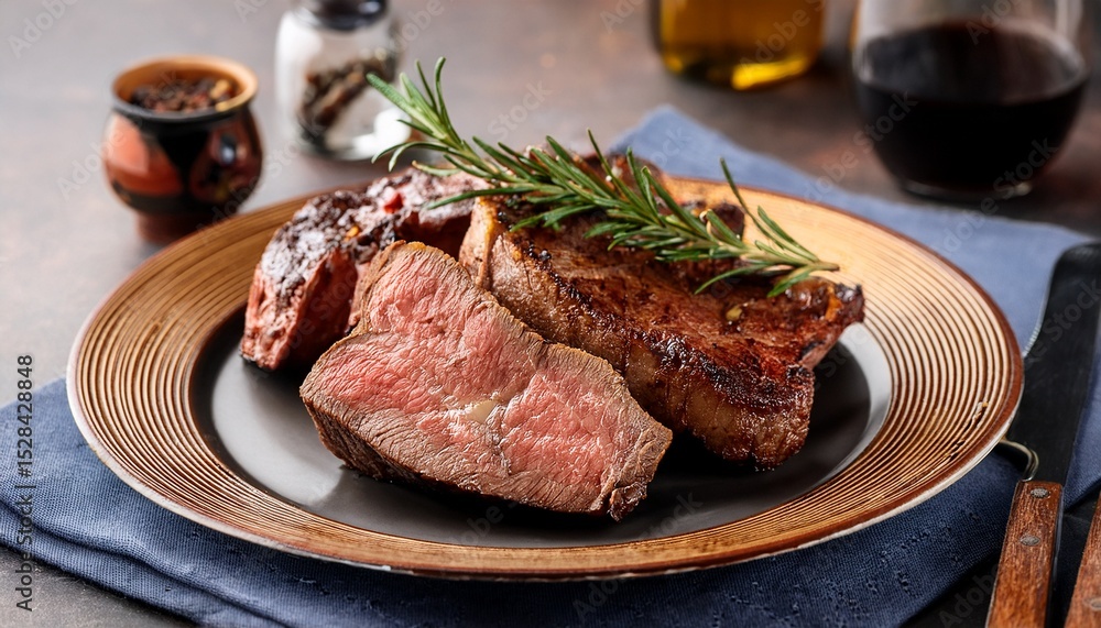 meat on a plate meat on a plate