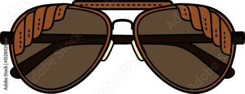 43. Leather-Wrapped Aviators