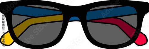 75. Color-Tipped Temples
