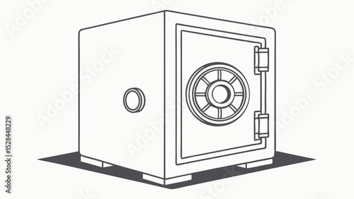 Secure Steel Safe Box with Combination Lock and Dial