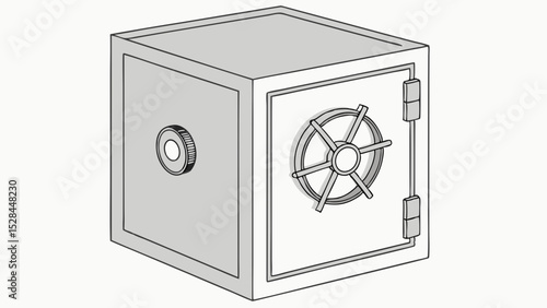 bank safe with combination lock