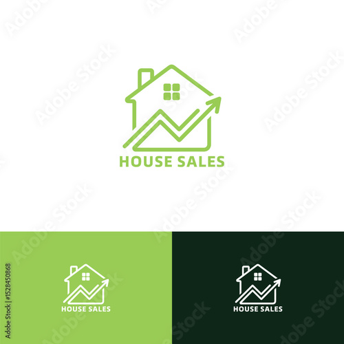 Home sales logo design template