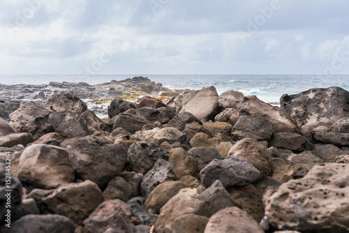 rocks and sea