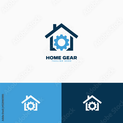 Home repair logo design template