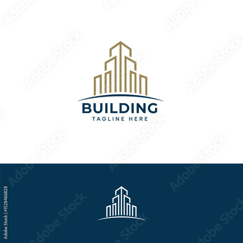 Building logo design template