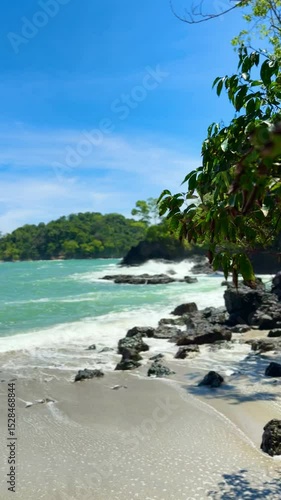 Tropical landscape of Costa Rica