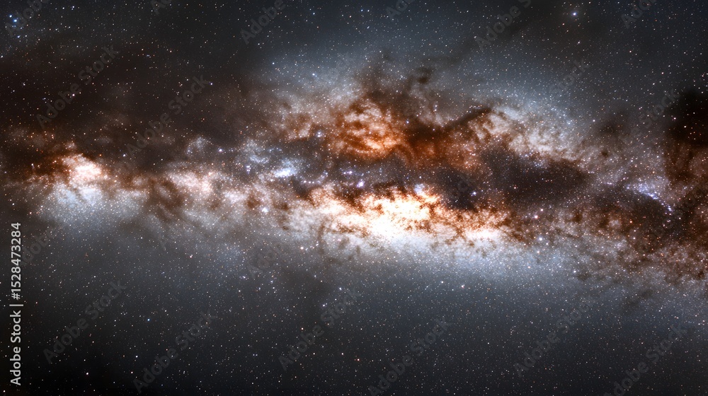 Obraz premium Stunning Cosmic Nebula Space Background Image