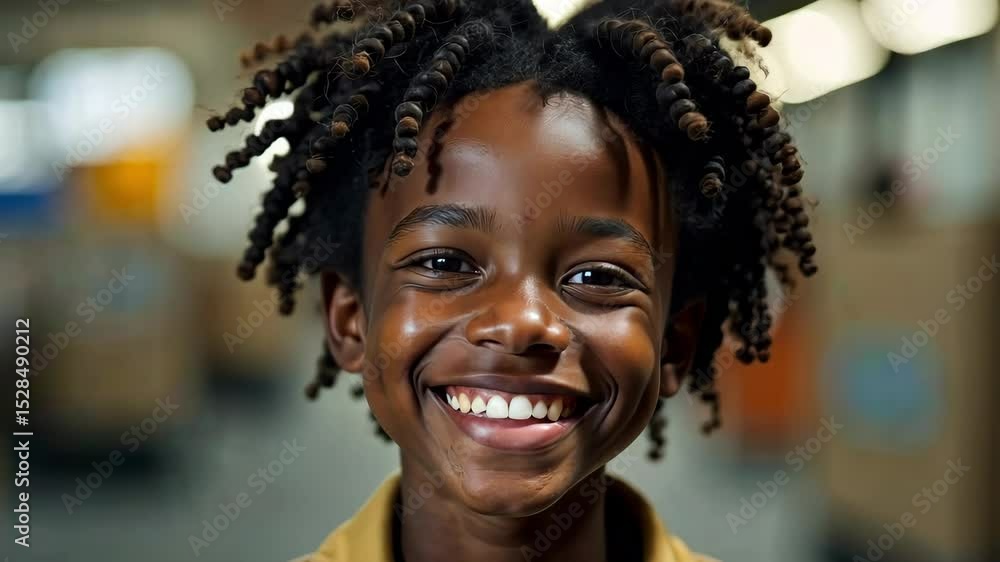 Large portrait of young smiling beautiful woman, female image. AI Generative Large portrait of young smiling beautiful woman, female image. AI Generative