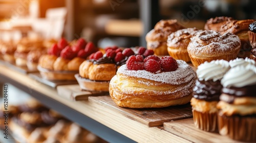 Wallpaper Mural An enticing assortment of freshly baked pastries, featuring luscious doughnuts and sweet treats, perfect for satisfying cravings and highlighting the artistry of a pastry chef. Torontodigital.ca