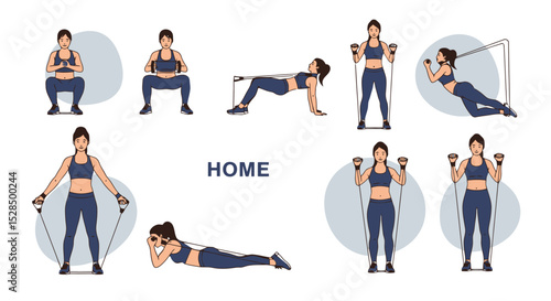 Home Workout Routine with Resistance Bands: Fitness Guide