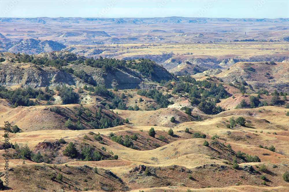 Naklejka premium badlands formations