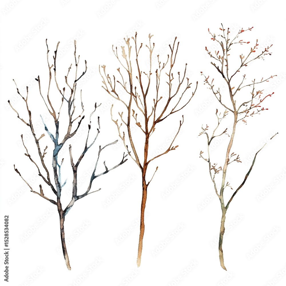 Bare Branches Of Trees Illustration Bare Branches Of Trees Illustration