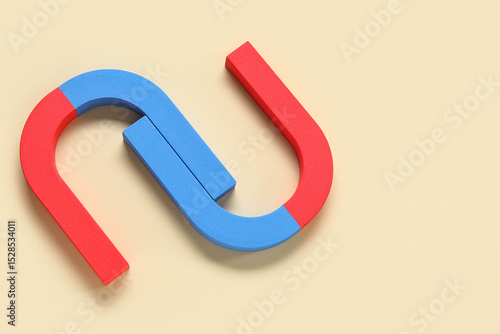 Horseshoe shaped magnets on...