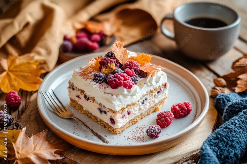 custom made wallpaper toronto digitalAutumnal dessert slice