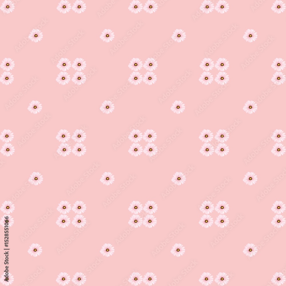 Fototapeta premium Pink flowers background