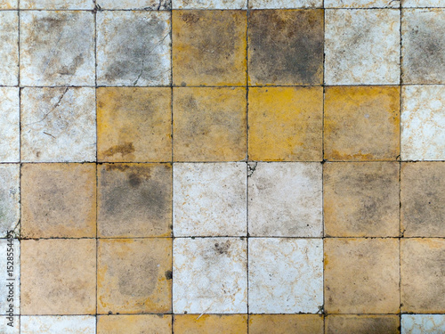 Wallpaper Mural Vibrant mosaic tiles with colorful square tiles in grunge tones. Old antique stone pattern and rough texture, ideal for abstract backgrounds and design projects. Torontodigital.ca