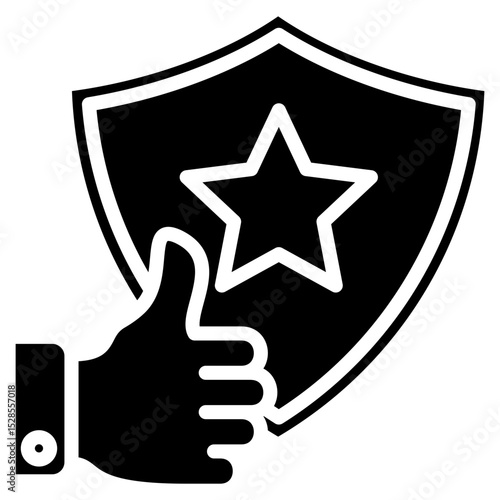 Reliable glyph icon