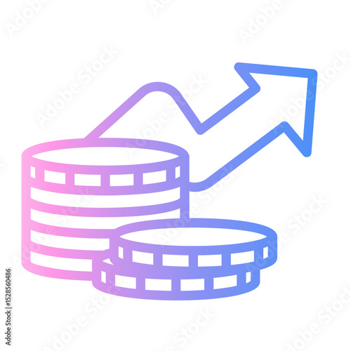 stock Line Gradient Icon