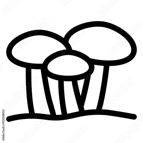 mushroom vector icon