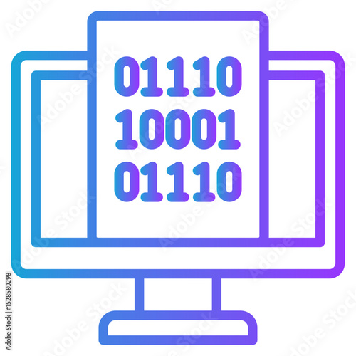 Programming gradient color icon